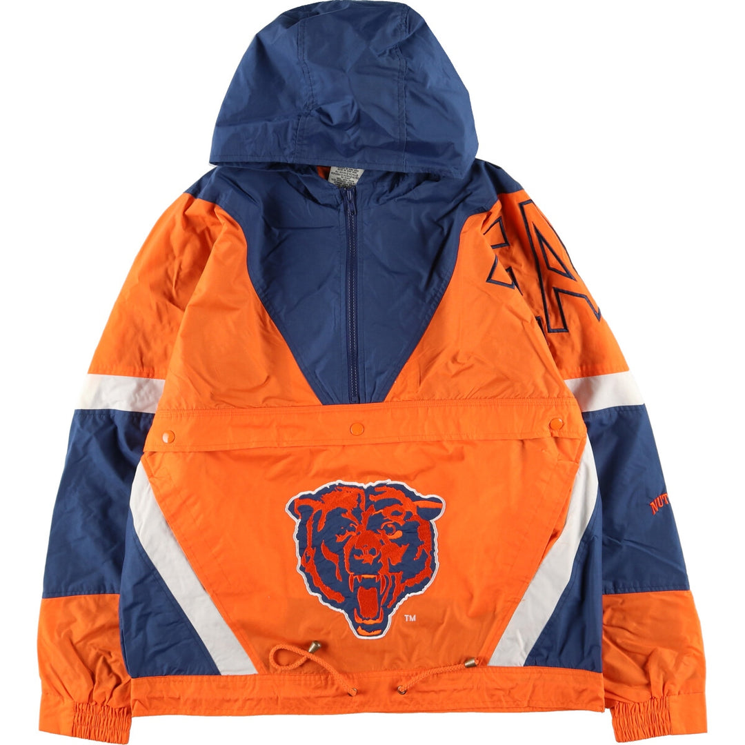 90'S NUTMEG NFL CHICAGO BEARS Anorak Parka Men's M Vintage /eaa428590