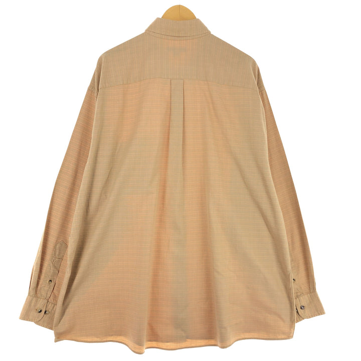 90'S Burberry's LONDON long sleeve button down check shirt made in USA men's XXL vintage /eaa428606