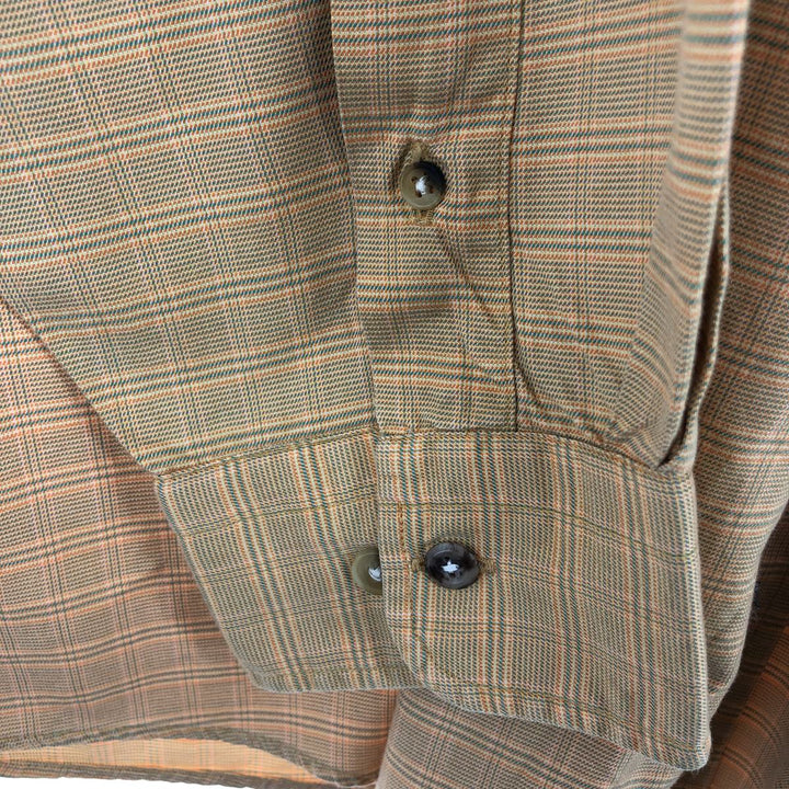 90'S Burberry's LONDON long sleeve button down check shirt made in USA men's XXL vintage /eaa428606