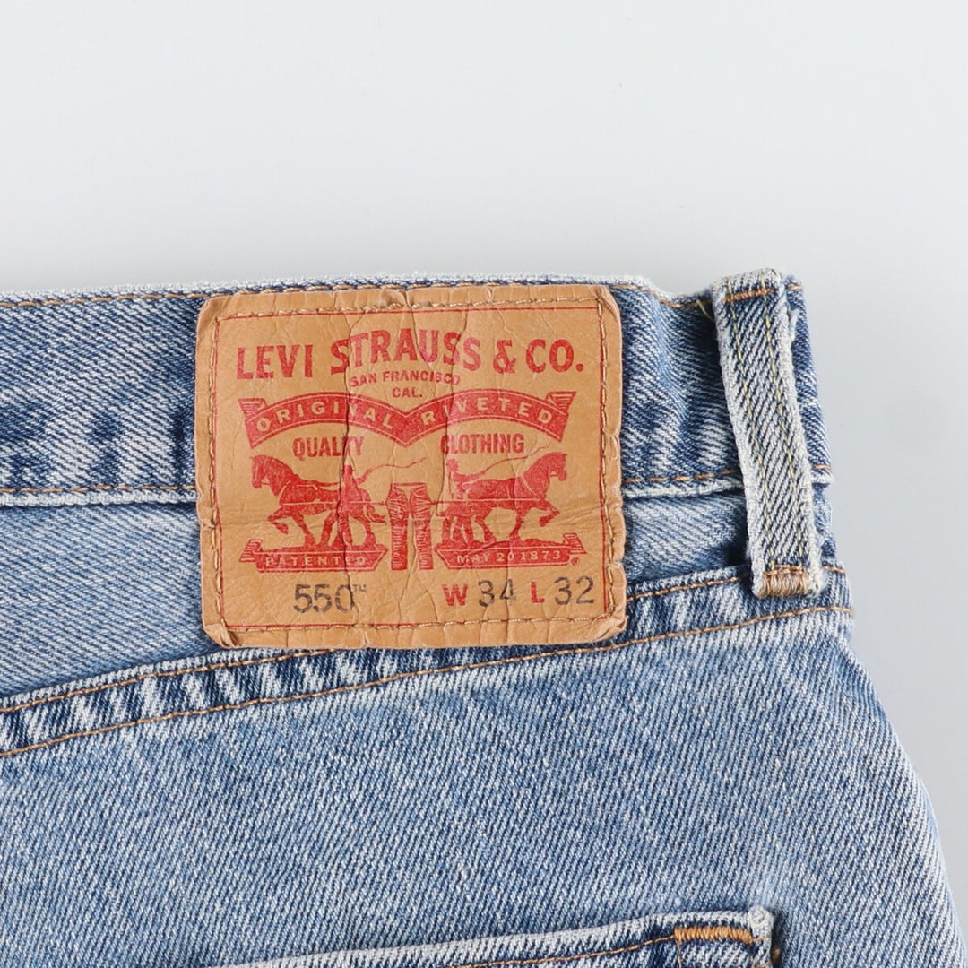 Levi's 550 tapered denim pants for men, size W35 / eaa428732