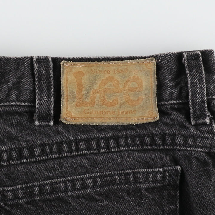 ~90'S Lee Black Denim Straight Denim Pants Men's W33 Vintage / eaa428758