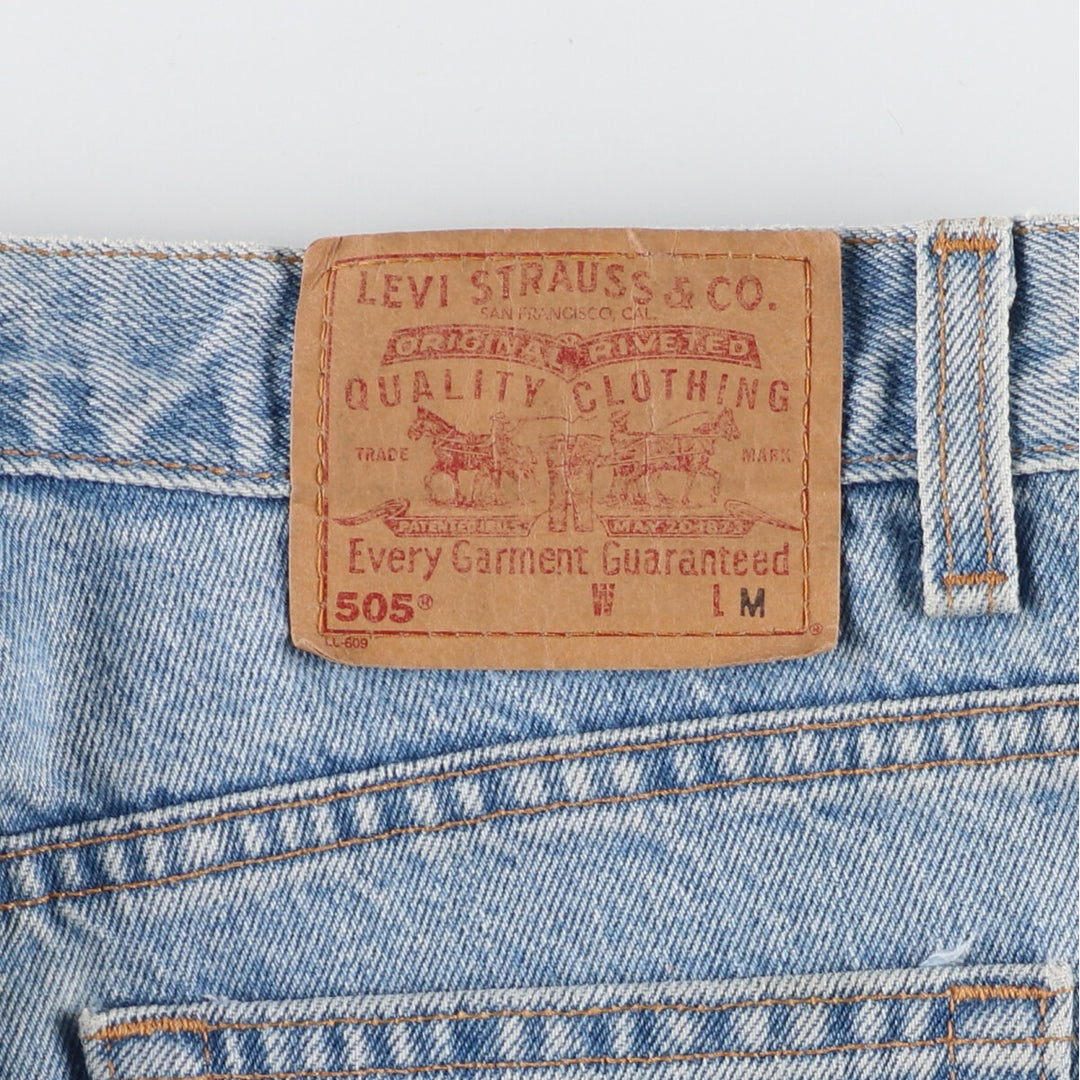 90'S Levi's 505 REGULAR FIT Tapered Denim Pants Made in USA Women's L (w30) Vintage /eaa428800