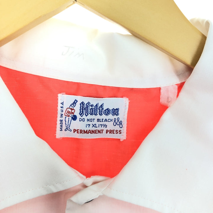 70s-80'S Hilton Bowling Shirt Made in USA Men's XL Vintage /eaa428899