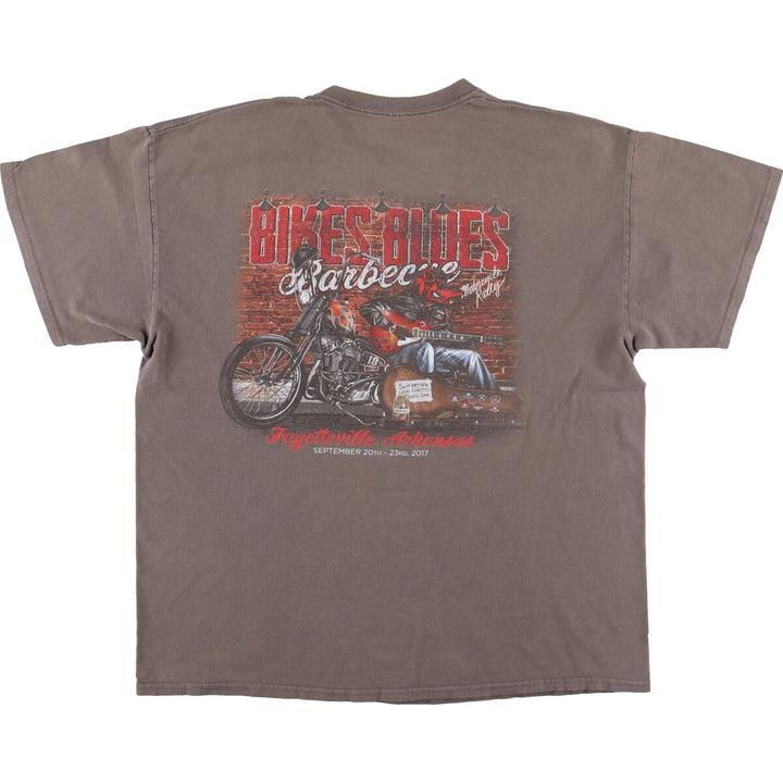Back Print Motorcycle Bike T-Shirt Men's XL Size /eaa429055