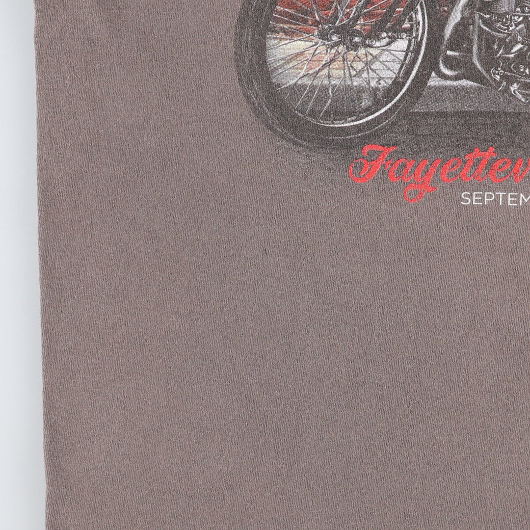 Back Print Motorcycle Bike T-Shirt Men's XL Size /eaa429055