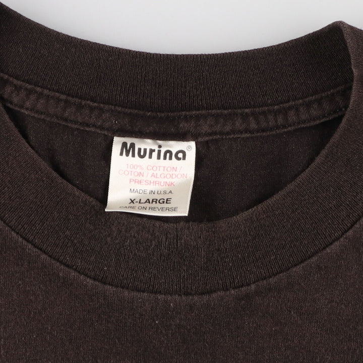 90'S Murina Motorcycle Bike T-shirt Made in USA Men's XL Vintage /eaa429062