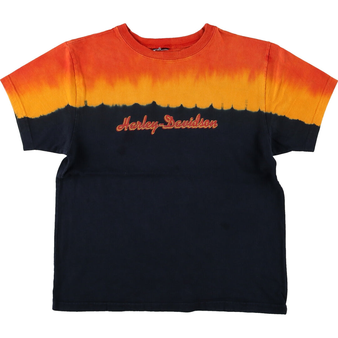 Harley-Davidson Tie-dye Pattern Motorcycle Bike T-shirt Men's S size / eaa429075