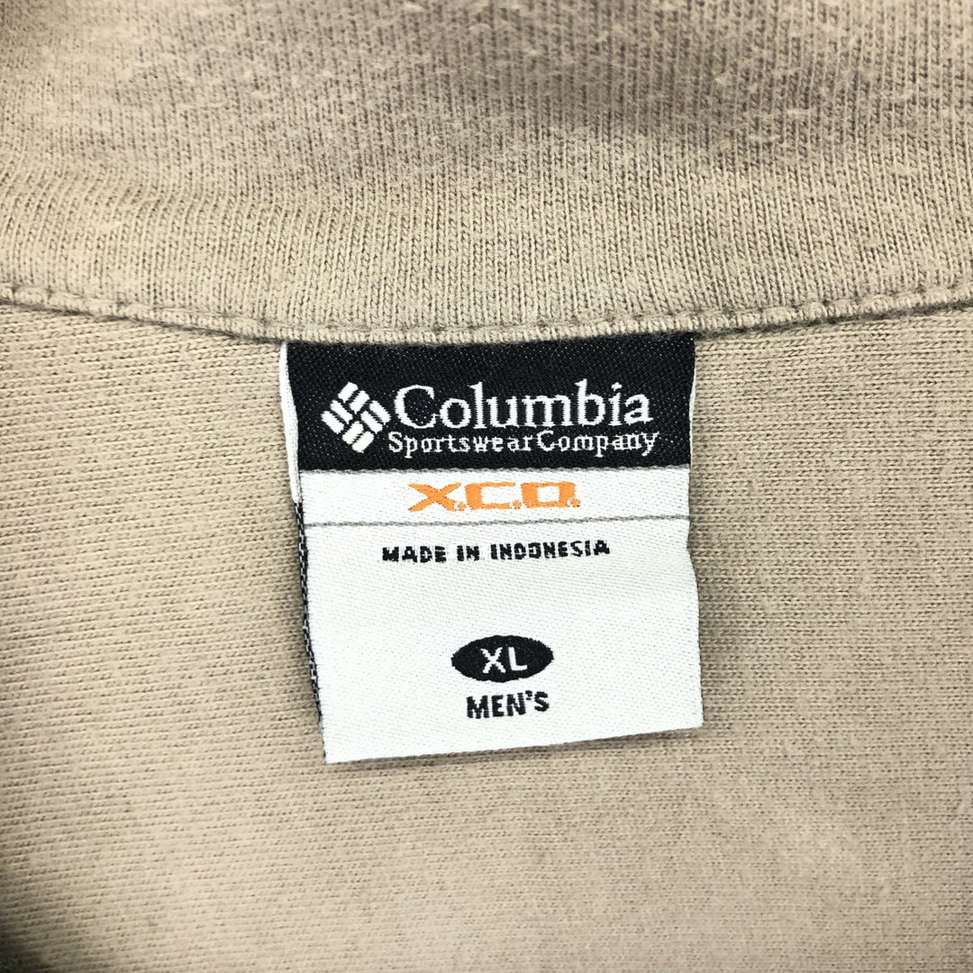 Columbia Half Zip Sweatshirt, Men's XL /eaa429118