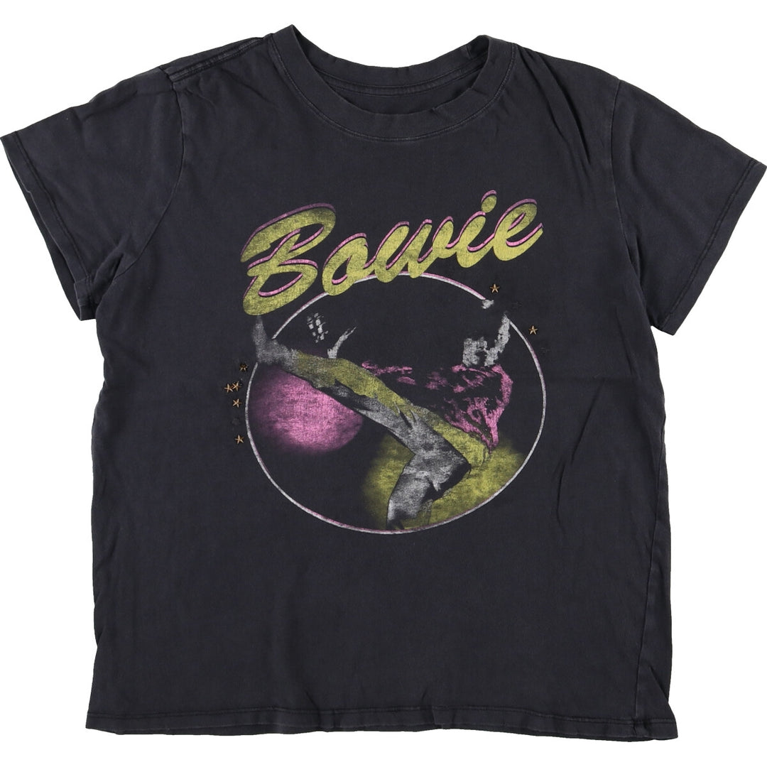 DAVID BOWIE David Bowie Band T-shirt Band T Women's M size /eaa429215