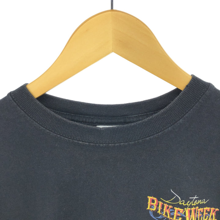 00'S Anvil Back Print Long T-Shirt Long T Men's M size /eaa429265