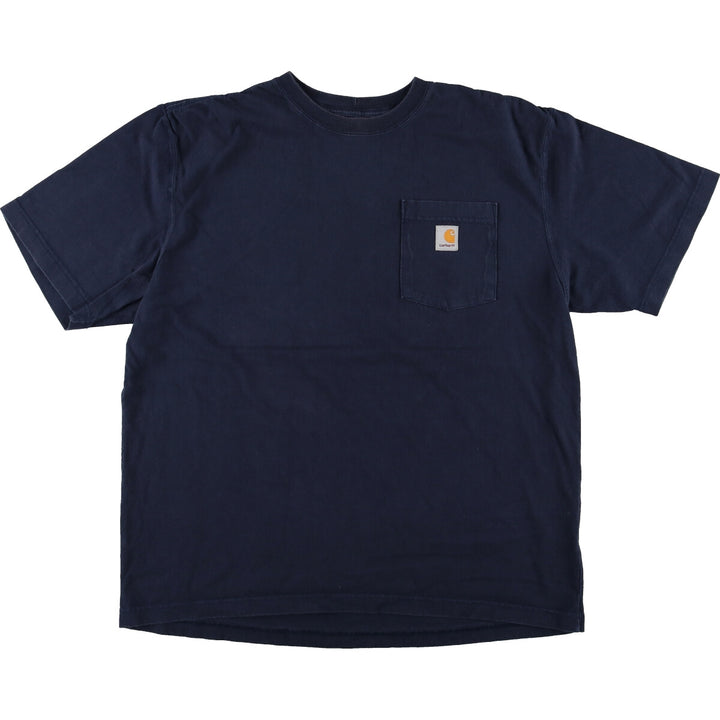 Carhartt ORIGINAL FIT short sleeve one point logo pocket T-shirt men's L size / eaa429310