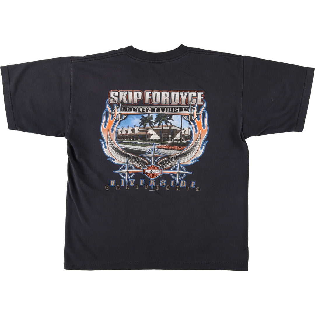 00'S Harley-Davidson Motorcycle Bike T-shirt Men's L size / eaa429350