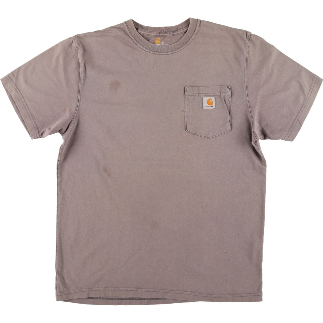 Carhartt ORIGINAL FIT short sleeve one point logo pocket T-shirt men's M size / eaa429403