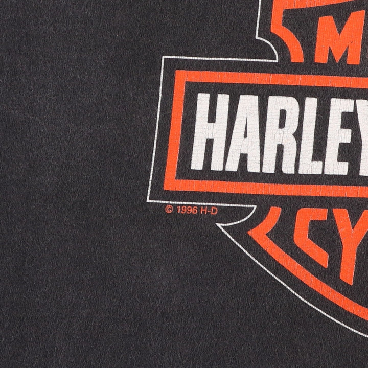 90'S Harley-Davidson Motorcycle Bike T-shirt Made in USA Men's XXL Vintage /eaa429443