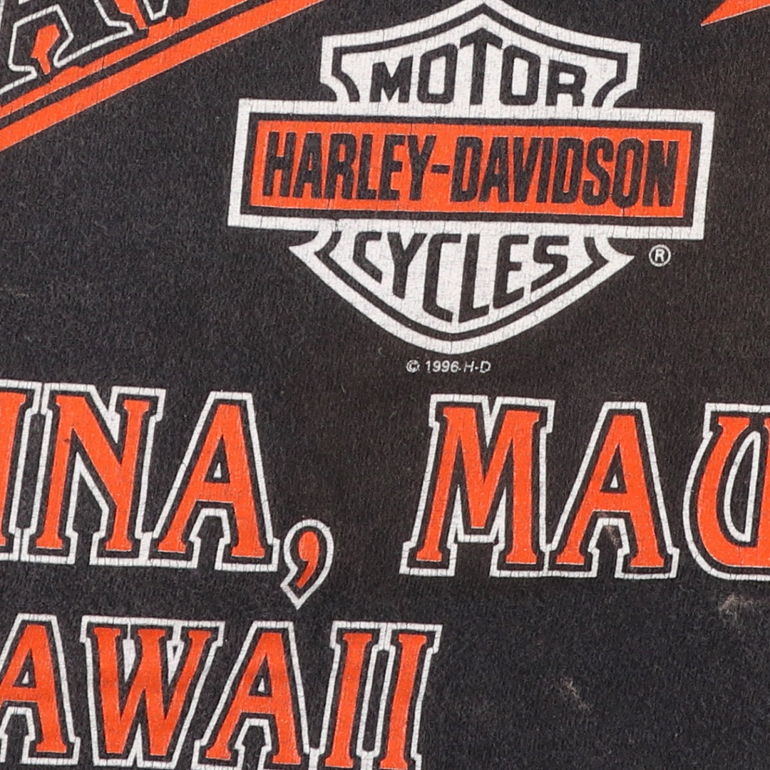 90'S Harley-Davidson Motorcycle Bike T-shirt Made in USA Men's XXL Vintage /eaa429443