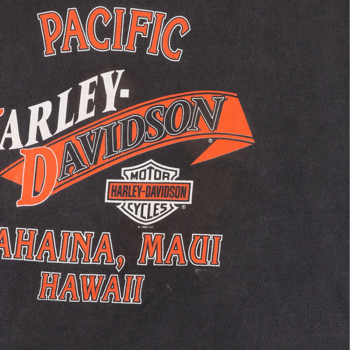 90'S Harley-Davidson Motorcycle Bike T-shirt Made in USA Men's XXL Vintage /eaa429443