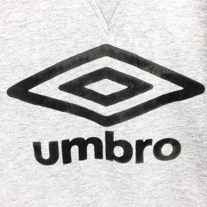 UMBRO Flocked Print Logo Sweatshirt Trainer Men's L /eaa429474