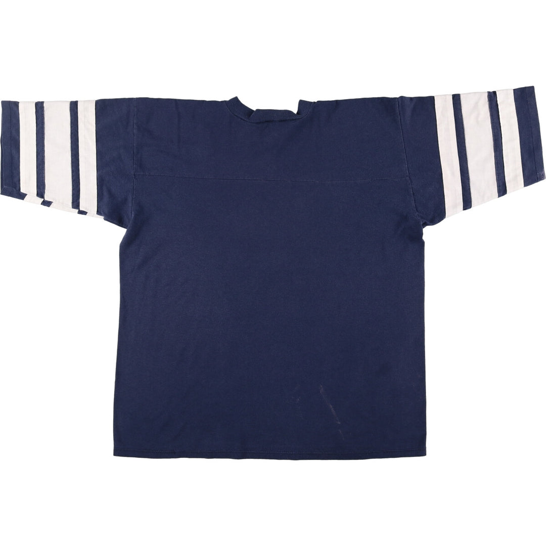 90'S LOGO7 NFL DALLAS COWBOYS Dallas Cowboys V-neck football T-shirt Made in USA Men's XL Vintage /eaa429550