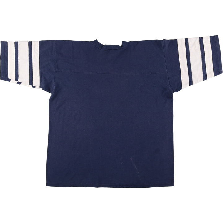 90'S LOGO7 NFL DALLAS COWBOYS Dallas Cowboys V-neck football T-shirt Made in USA Men's XL Vintage /eaa429550