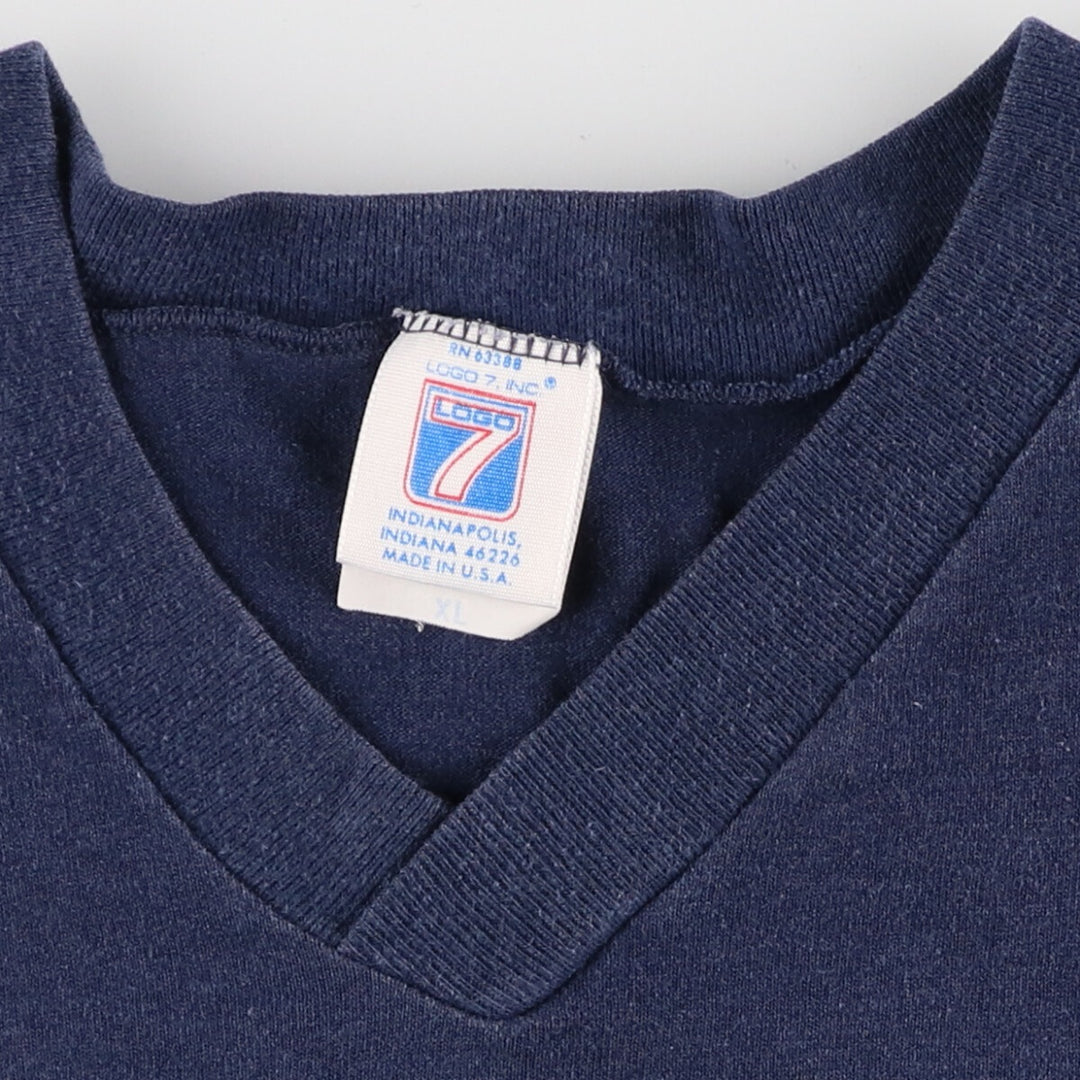 90'S LOGO7 NFL DALLAS COWBOYS Dallas Cowboys V-neck football T-shirt Made in USA Men's XL Vintage /eaa429550