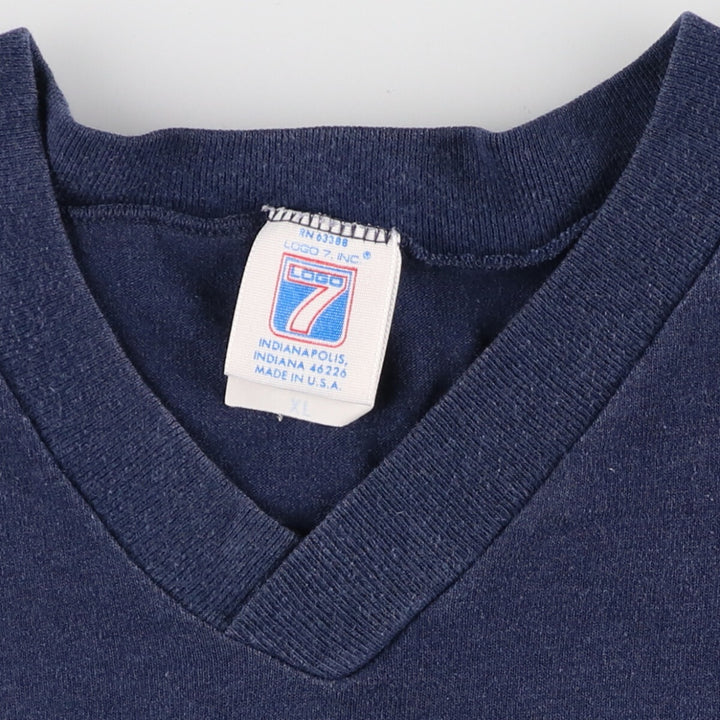 90'S LOGO7 NFL DALLAS COWBOYS Dallas Cowboys V-neck football T-shirt Made in USA Men's XL Vintage /eaa429550
