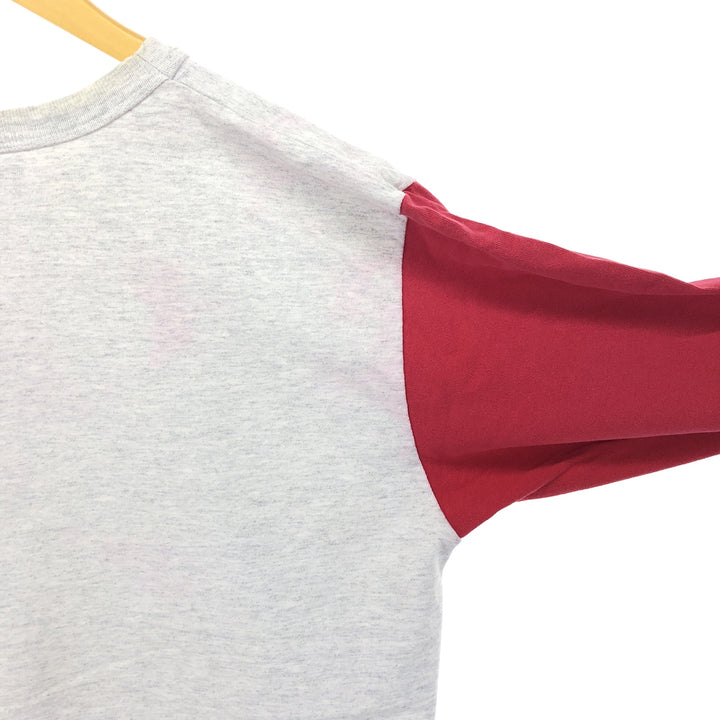 90'S THE COTTON EXCHANGE College 3/4 Sleeve Long T-Shirt Long T Made in USA Men's XL Vintage /eaa429583