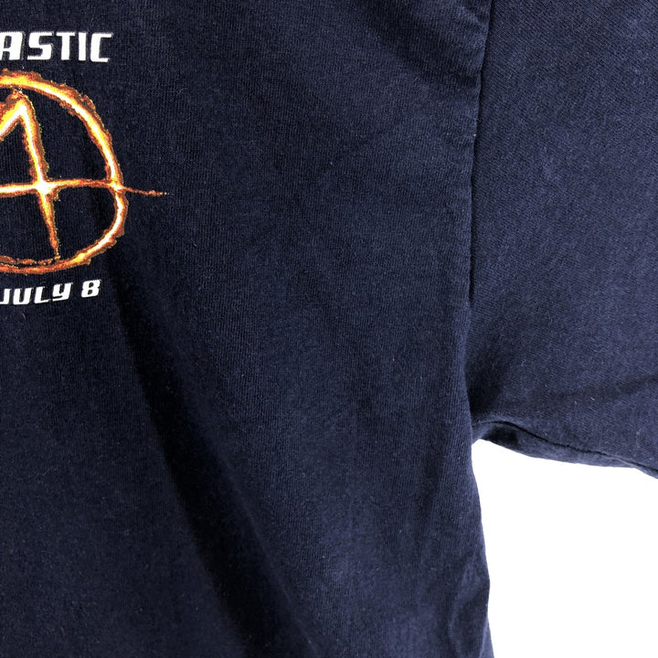 DELTA FANTASTIC 4 Fantastic Four Back Print Movie T-Shirt Men's L /eaa429595