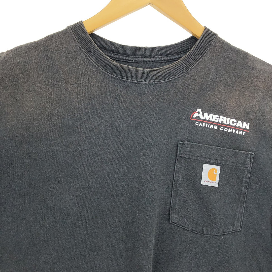 Carhartt ORIGINAL FIT back print long T-shirt, men's size M / eaa429668