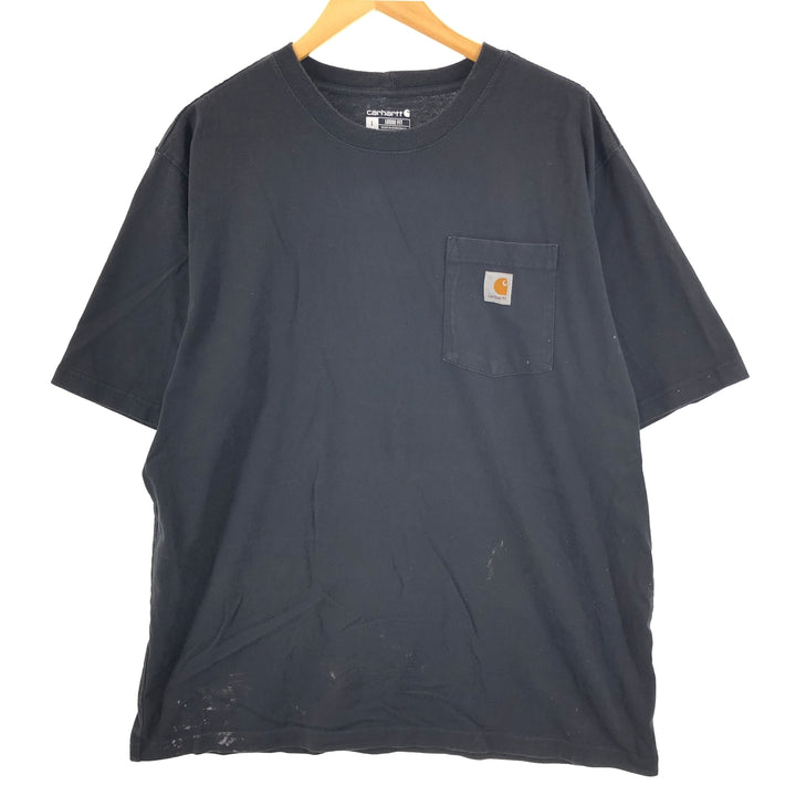 Carhartt Loose Fit Short Sleeve One Point Logo Pocket T-Shirt Men's L size / eaa429702