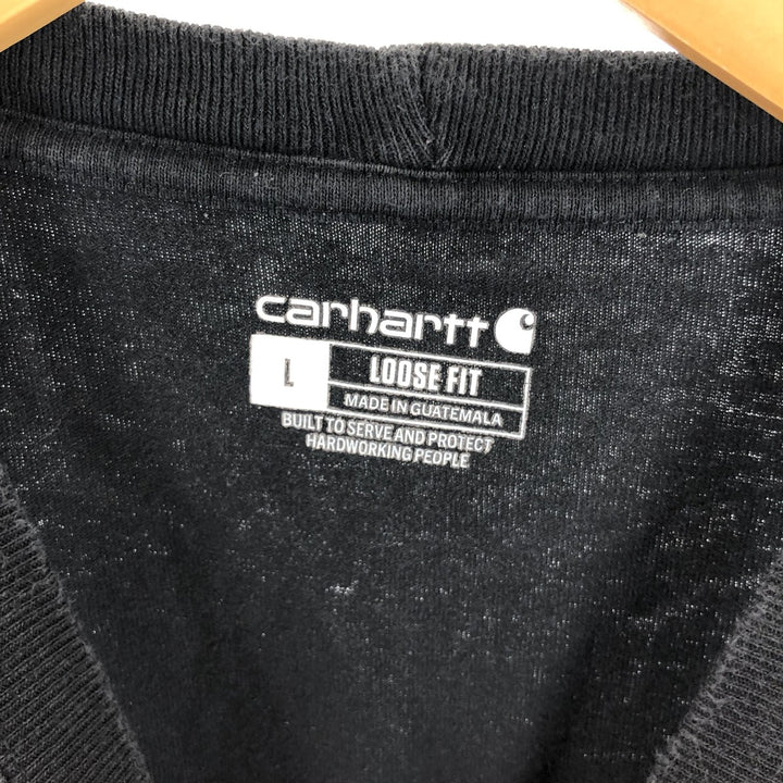 Carhartt Loose Fit Short Sleeve One Point Logo Pocket T-Shirt Men's L size / eaa429702