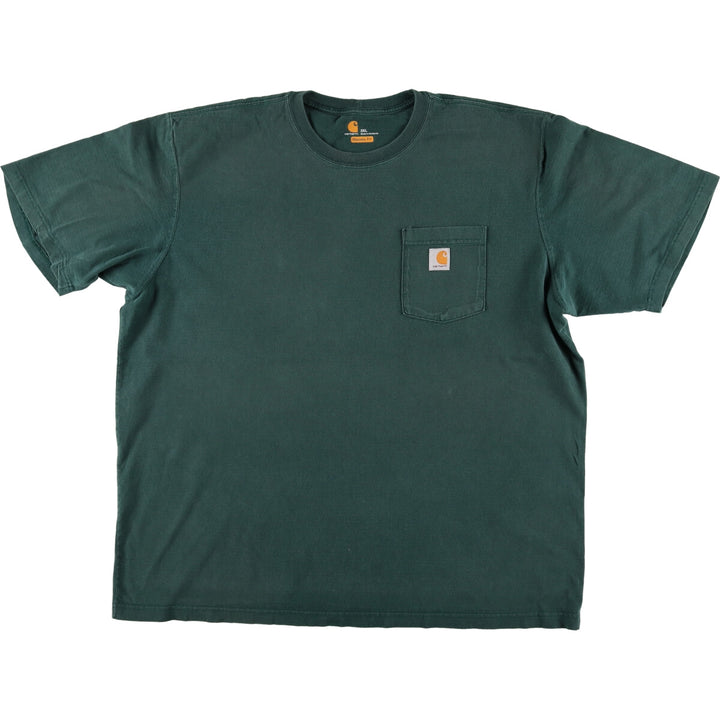 Carhartt ORIGINAL FIT short sleeve one point logo pocket T-shirt Men's XXL / eaa429707