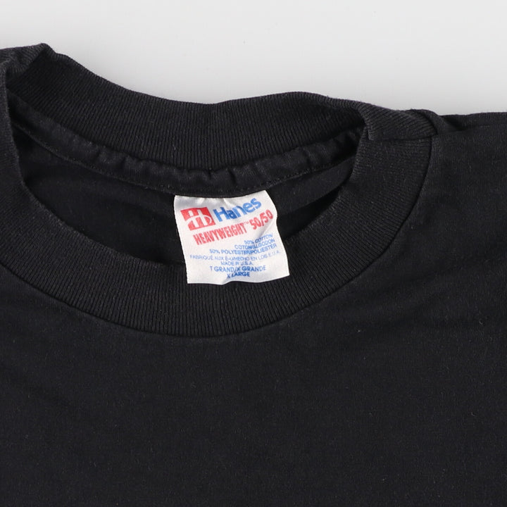 90'S Hanes printed T-shirt made in USA, men's XL size, vintage /eaa429744