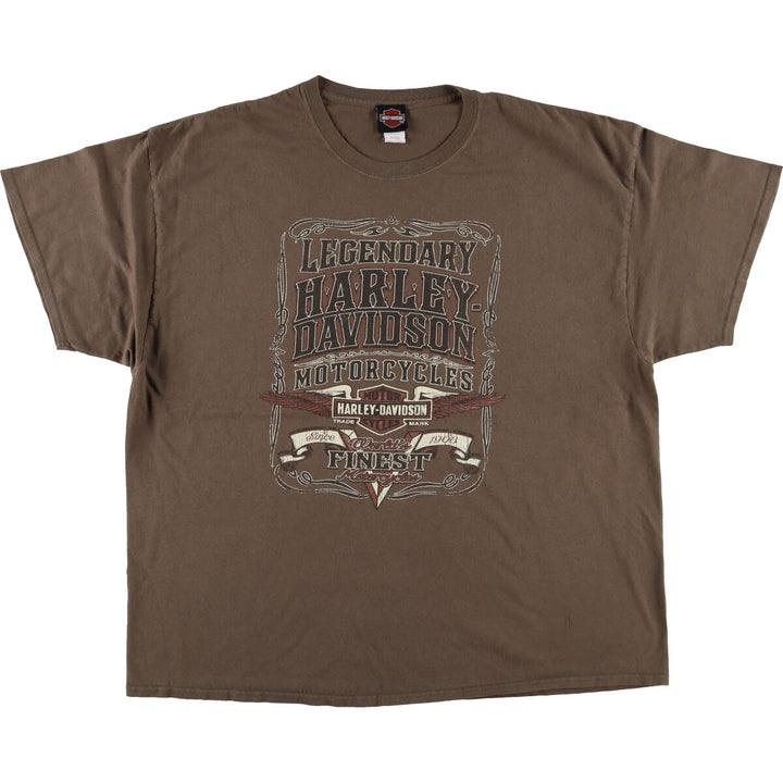 Big size Harley-Davidson motorcycle bike T-shirt for men, equivalent to XXXL / eaa429778