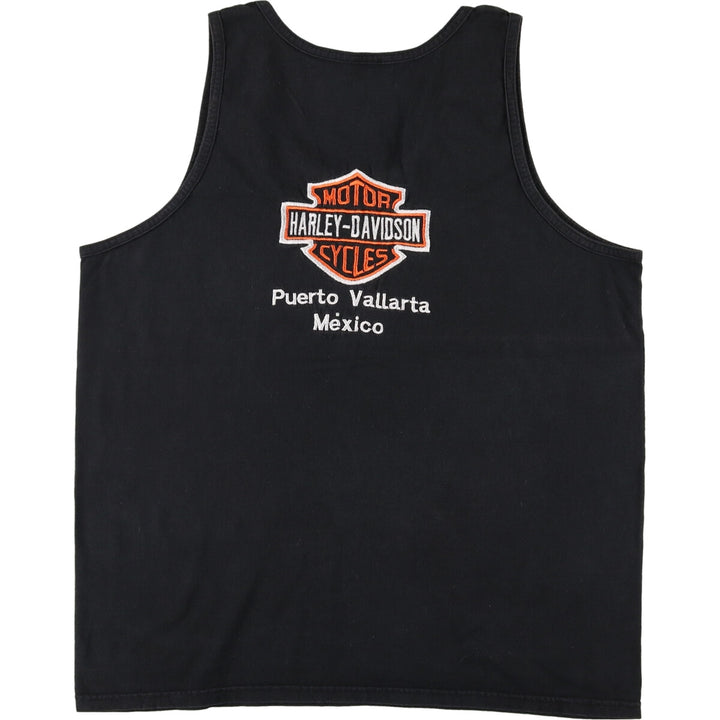 Harley-Davidson Back Embroidered Tank Top Men's L Size / eaa429779