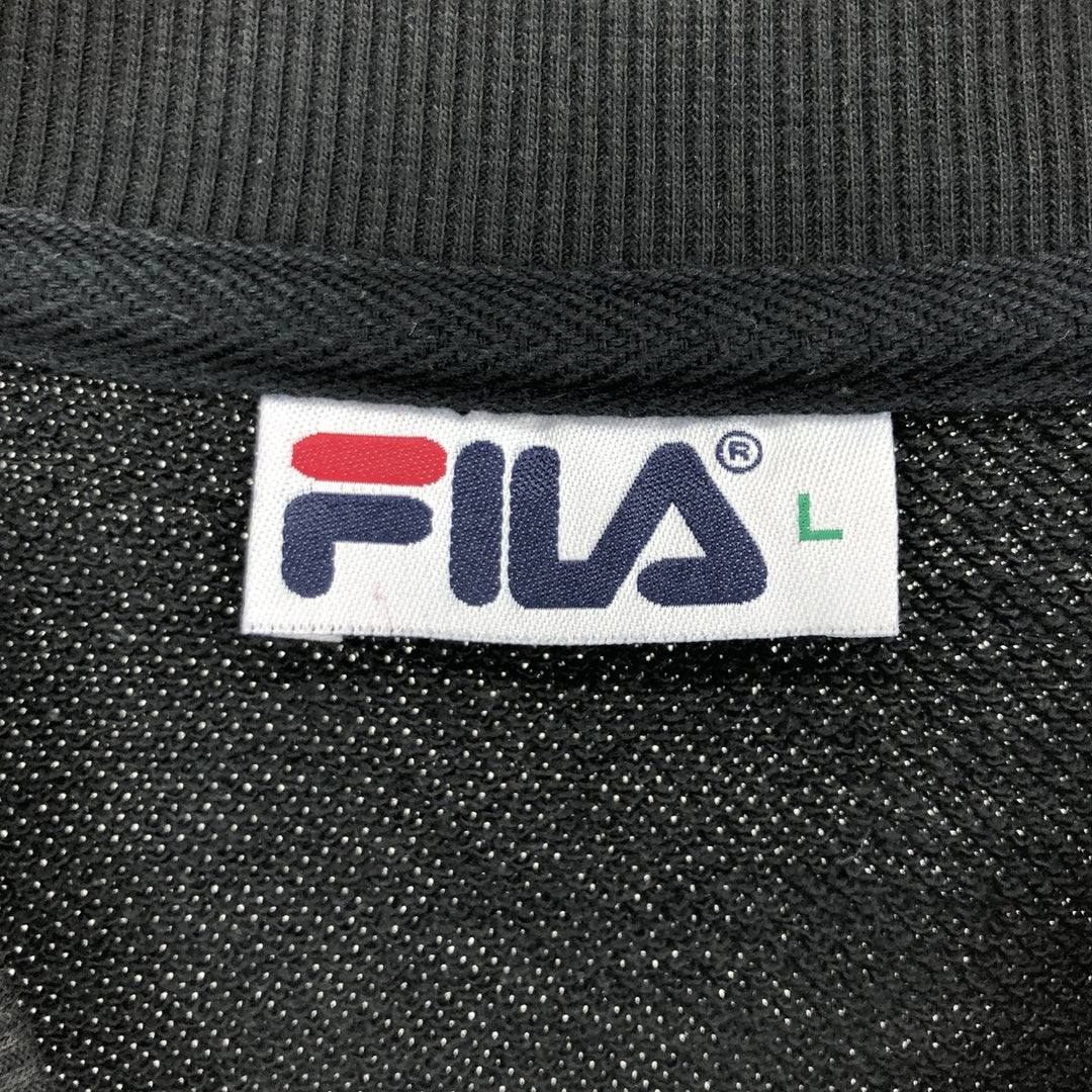 90'S FILA Made in Canada One Point Logo Sweatshirt Trainer Men's L Vintage /eaa429787