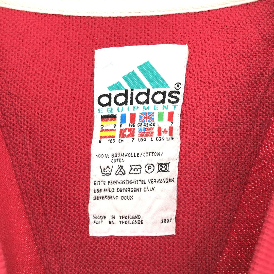 90'S Adidas EQUIPMENT Plain Blank Sweatshirt Trainer Men's L Vintage /eaa429792