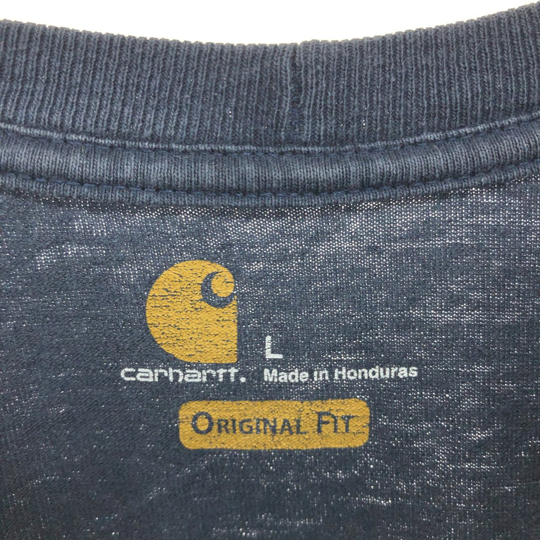 Carhartt ORIGINAL FIT Plain Pocket Long T-Shirt Long T Men's L /eaa429821