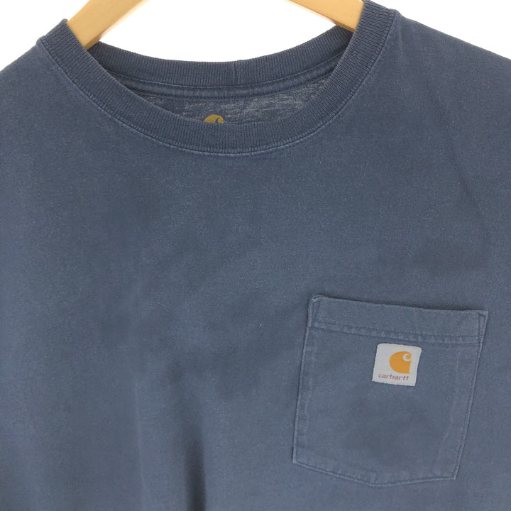 Carhartt ORIGINAL FIT Plain Pocket Long T-Shirt Long T Men's L /eaa429821