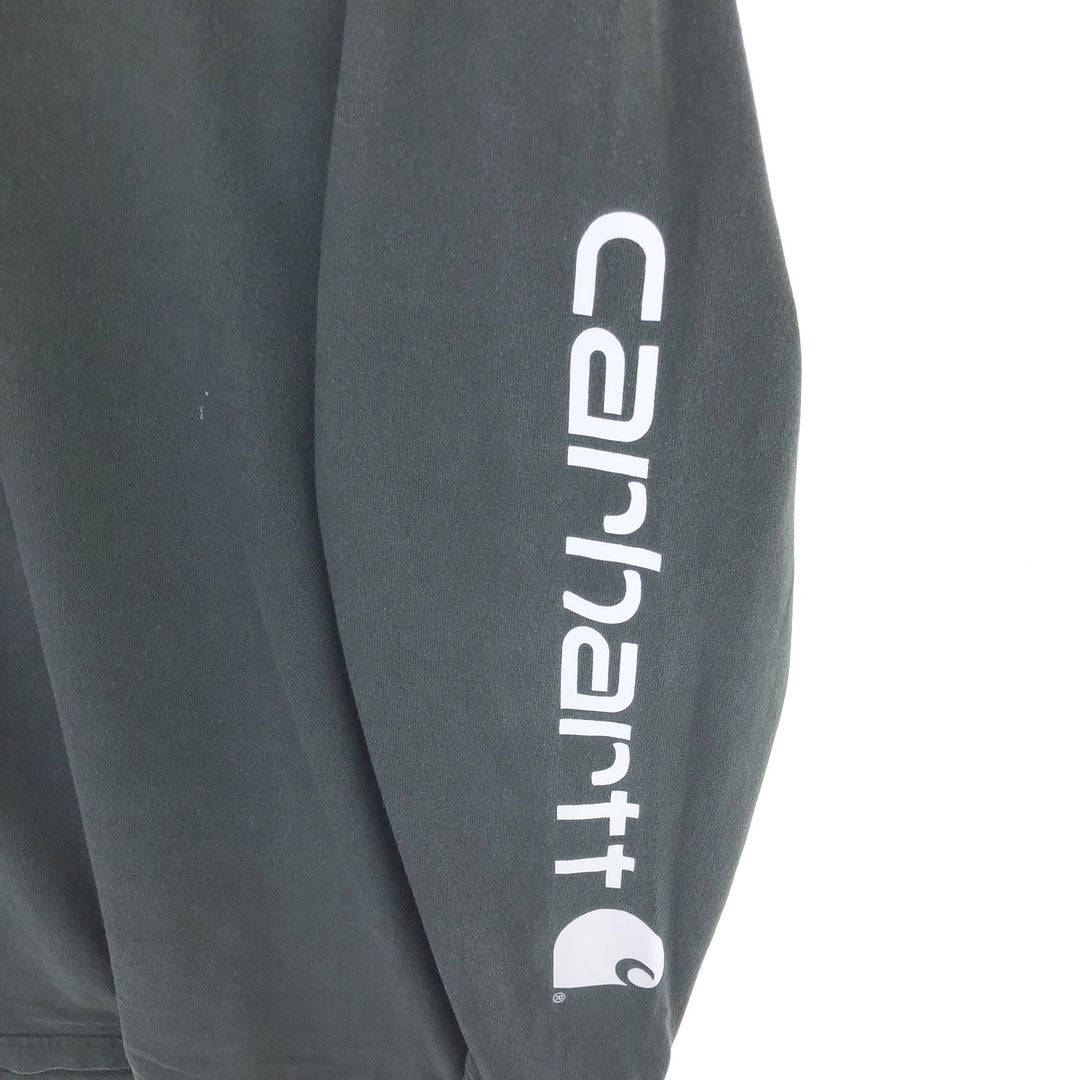 Carhartt ORIGINAL FIT Long T-shirt, Men's XL cotton black type Vintage Second Hand