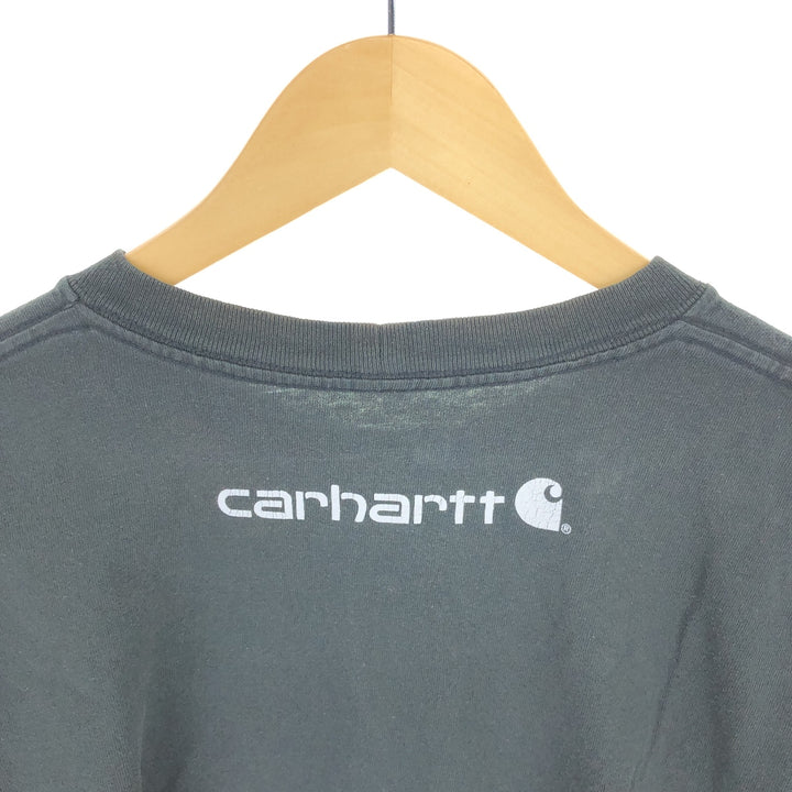 Carhartt ORIGINAL FIT Long T-shirt, Men's XL cotton black type Vintage Second Hand