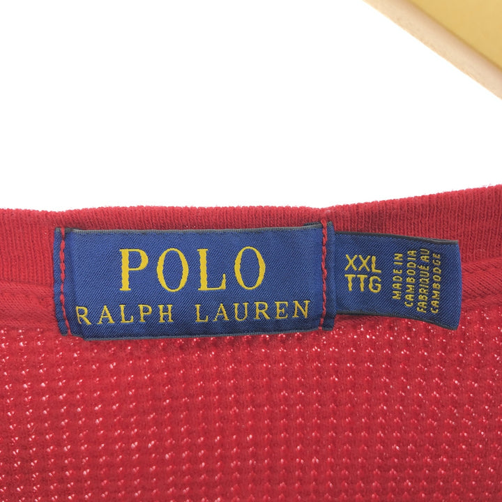 RALPH LAUREN POLO RALPH LAUREN Thermal Long T-shirt Waffle Men's XXL /eaa429858