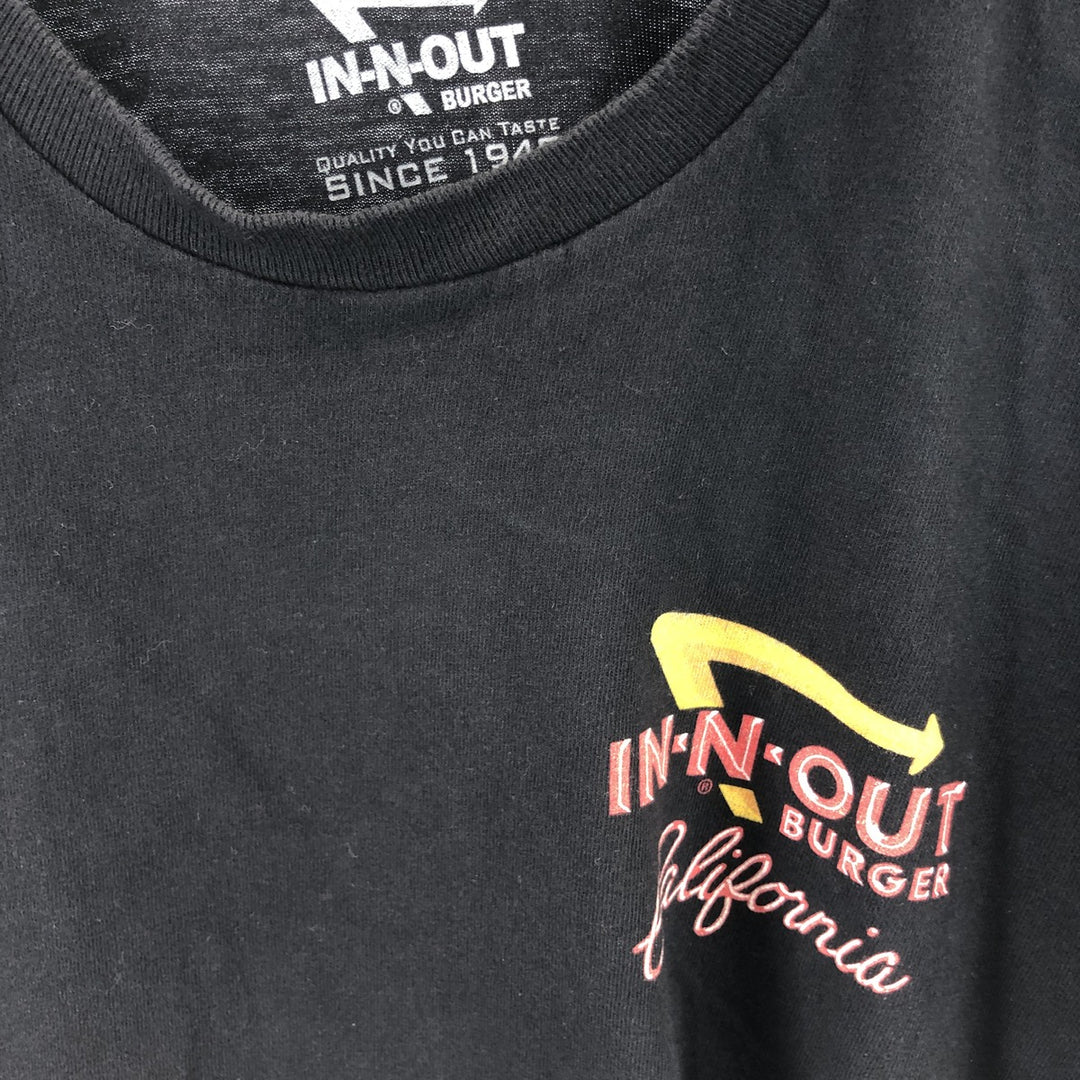 IN-N-OUT BURGER Back Print Advertising T-Shirt Men's XL /eaa429865