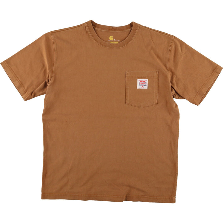 Carhartt Relaxed Fit Short Sleeve Logo Pocket T-Shirt Made in USA Men's M /eaa429870