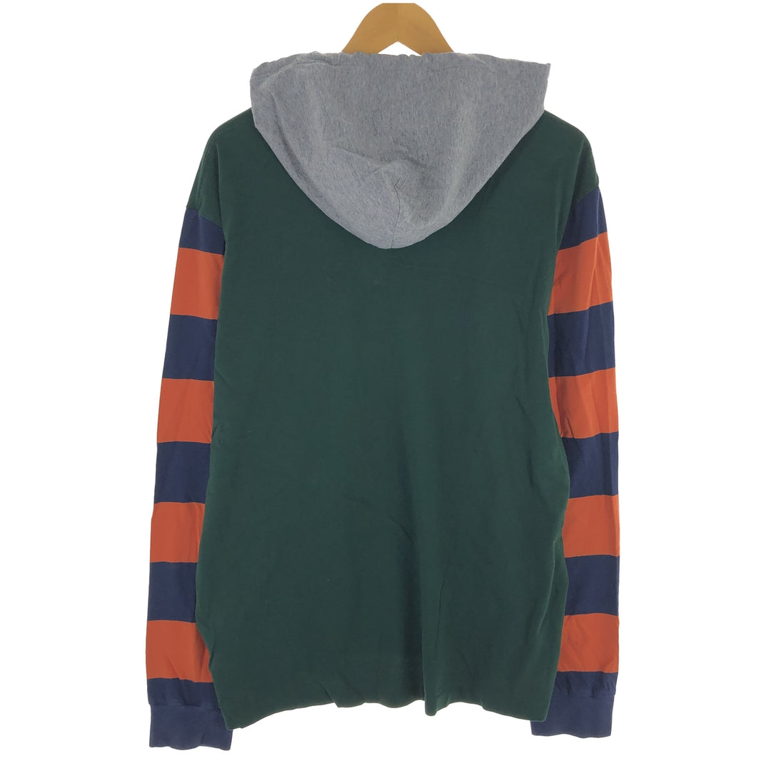 Ralph Lauren POLO RALPH LAUREN Hooded long sleeve rugby shirt Men's XL equivalent /eaa429889