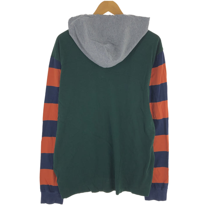 Ralph Lauren POLO RALPH LAUREN Hooded long sleeve rugby shirt Men's XL equivalent /eaa429889
