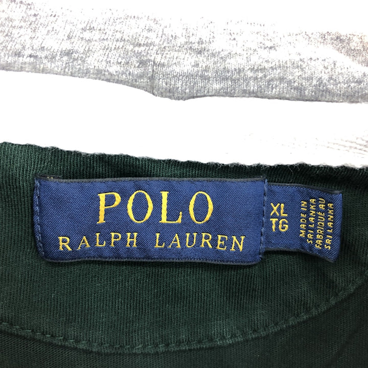 Ralph Lauren POLO RALPH LAUREN Hooded long sleeve rugby shirt Men's XL equivalent /eaa429889