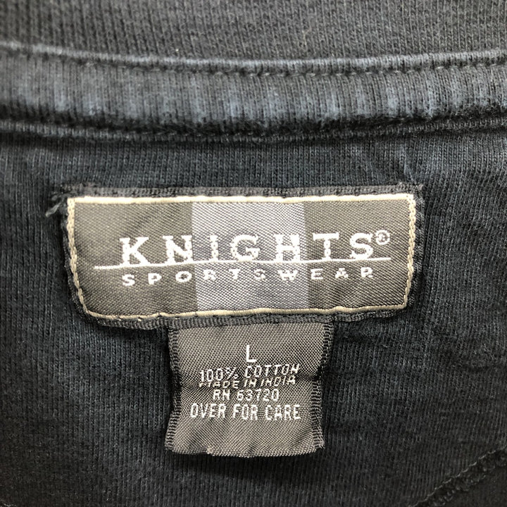 KNIGHTS SPORTSWEAR Henley neck long T-shirt, long T, men's L /eaa429895