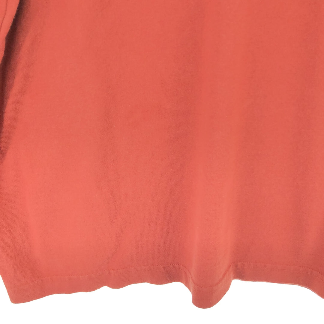 Carhartt ORIGINAL FIT Plain Pocket Long T-Shirt, Men's XL cotton red type reddish brown Vintage Second Hand