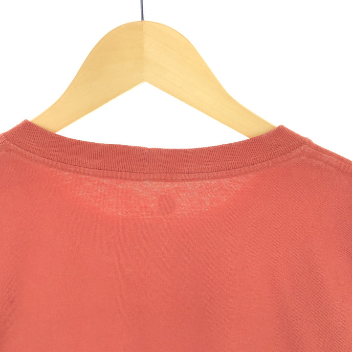 Carhartt ORIGINAL FIT Plain Pocket Long T-Shirt, Men's XL cotton red type reddish brown Vintage Second Hand