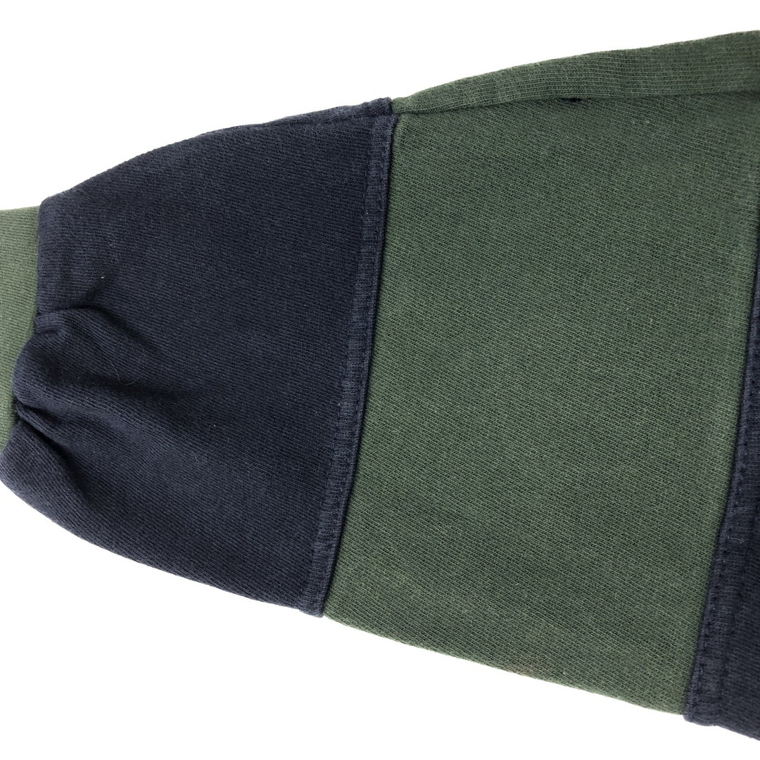 CARA CRAFT Border Pattern Long Sleeve Rugby Shirt Men's XL Short Sleeve /eaa429924